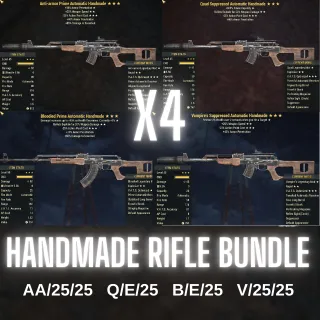 X4 HANDMADE RIFLE BUNDLE (PC ONLY)