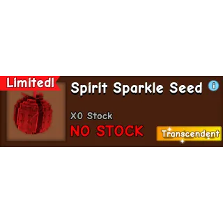 spirit sparkle seed - Grow a Garden 