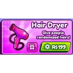 hair dryer  - baddies