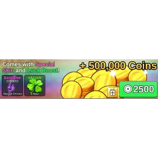 COME WITH SPECIAL SKIN + 500K COINS - Fish It!