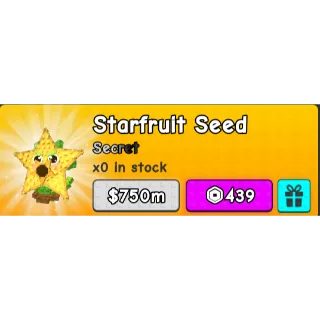 STARFRUIT SEED -  Plants vs Brainrot