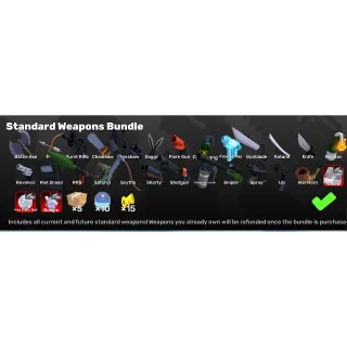 standard weapons bundle - Rivals