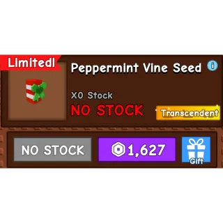 PEPPERMINT VINE SEED - Grow a Garden