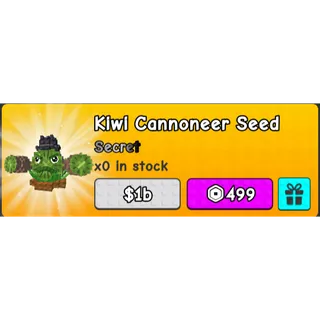 kiwi cannoneer seed | Plants vs Brainrots