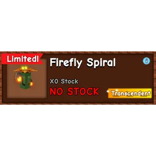 Firefly Spiral - Grow a Garden 