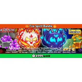 fox spirit bundle  - Blox Fruits