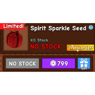 spirit sparkle seed - Grow a Garden 