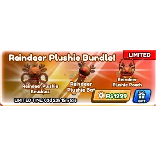 reindeer plushie bundle! - baddies