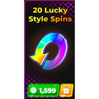 20 LUCKY STYLE SPINS - Volleyball Legends
