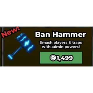 ban hammer -  Steal a Brainrot