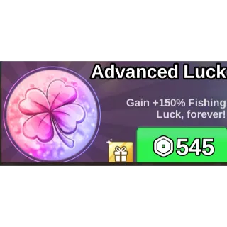advanced luck - Fish It!