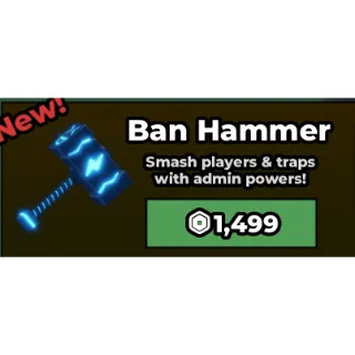 ban hammer | Steal a Brainrot