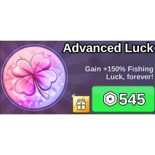advanced luck -   Fish It!