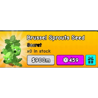 Brussel Sprouts Seed | Plants vs Brainrots