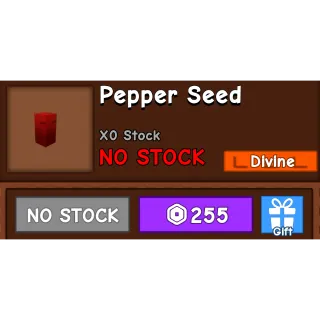 pepper seed - Grow a Garden