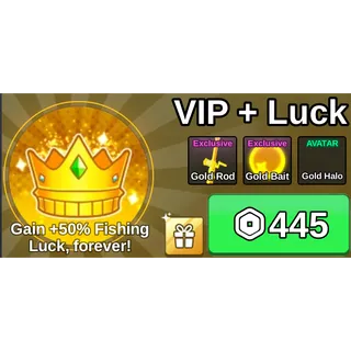 vip + luck -  Fish It!