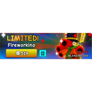 LIMITED! Fireworkino | Plants vs Brainrots