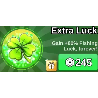 extra luck  - Fish It!
