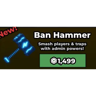 BAN HAMMER -  Steal a Brainrot 