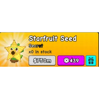 STARFRUIT SEED -  Plants vs Brainrot
