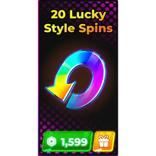 20 lucky style spins -   Volleyball Legends