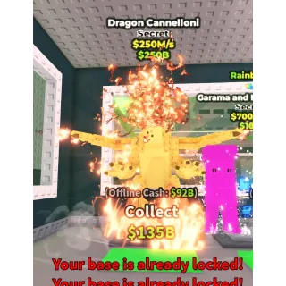 Dragon Cannelloni 250 m/s steal a brainrot