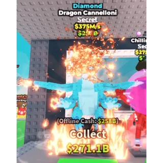 Diamond Dragon Cannelloni 375 m/s steal a brainrot