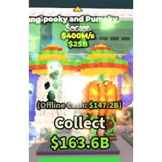 spooky and pumpky 400 m/s steal a brainrot 1 trait