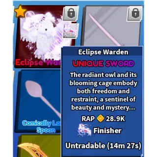 eclipse warden with finisher blade ball