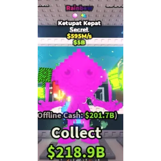 Rainbow Ketupat Kepat 595 m/s steal a brainrot 2 traits