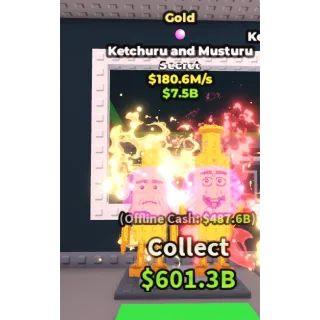 Gold Ketchuru and Musturu 180.6 m/s steal a brainrot 1 trait