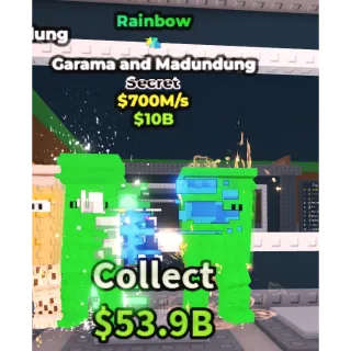 Rainbow Garama and Madundung 700 m/s steal a brainrot 1 trait