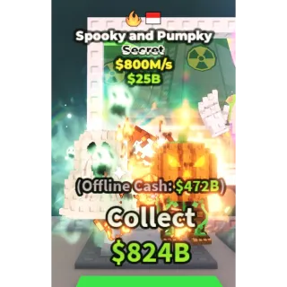 spooky and pumpky 800 m/s steal a brainrot 2 traits