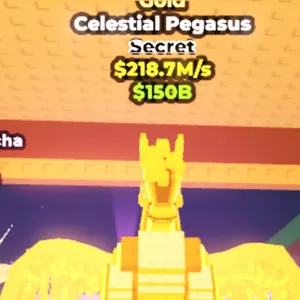 Gold Celestial Pegasus