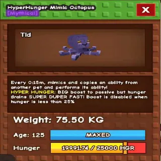 HyperHunger Mimic 15s cd