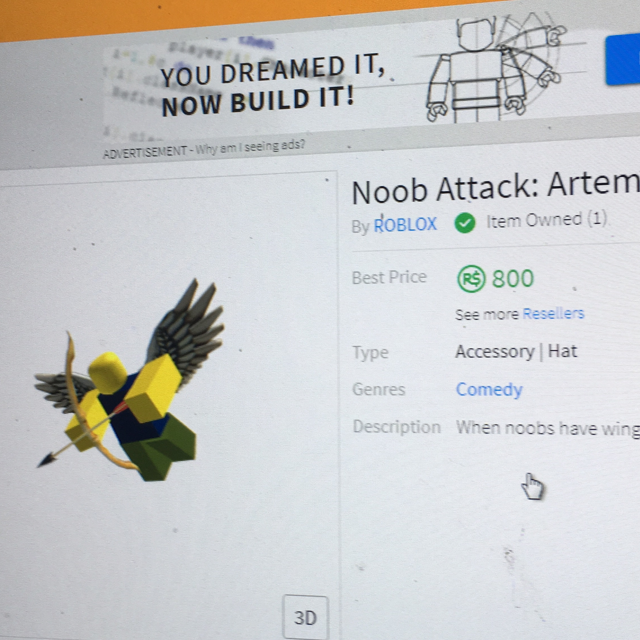 Collectibles Noob Attack Artemis Annhilation In Game Items Gameflip - catalog id for roblox noob attack