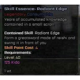 Radiant Edge Skill Essence | Fast Delivery | VV: ULTIMATUM | Roblox