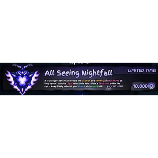All Seeing Nightfall | ASE | All Seeing eye | Grand Piece online | GPO