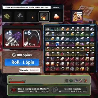 Lvl 225 (Max) Demon | Kamado + Blood Manipulation | Nightfall Sickles + Damascus Claws | Project Slayer 2 | PS2 | Slayers 2