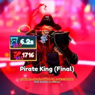 Pirate King (Finale) | Roger SSS Stats | Anime Adventures | AA