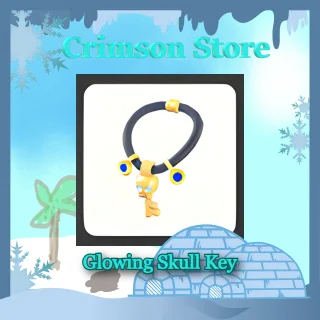 Glowing Skull Key