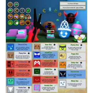 BSS X Blox Fruits End Game | Dark Scythe | All Event Bees | Level 16-17 || 6 V4 Races | 20 Permanent Fruits | 1 Token