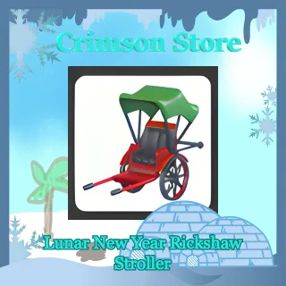 Lunar New Year Rickshaw Stroller