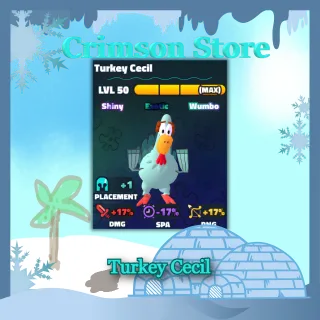Shiny Wumbo Turkey Cecil | Gold Series 
