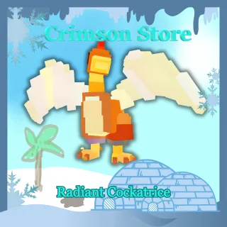 Radiant Cockatrice - Grow a Garden 