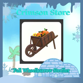 Fall Wheelbarrow Stroller