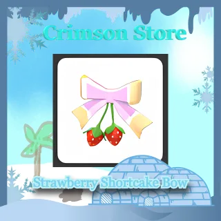 Strawberry Shortcake Bow