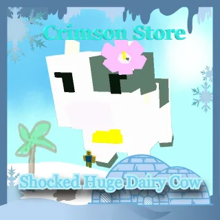 Shocked Huge Dairy Cow Weight 46.34 KG Age 65 - Grow a Garden