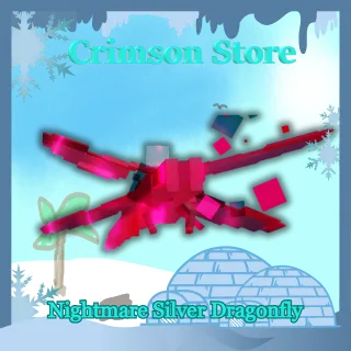 Nightmare Silver Dragonfly