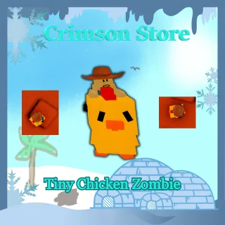 Tiny Chicken Zombie - Grow a Garden